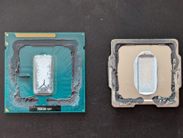 Delidded Core i5-4570
